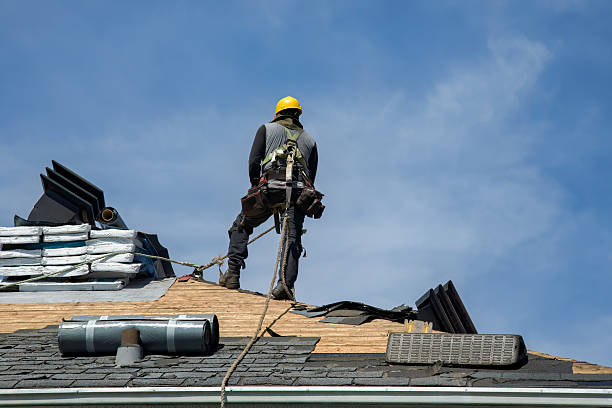 Professional Roofing technician working in Huntsville, IL